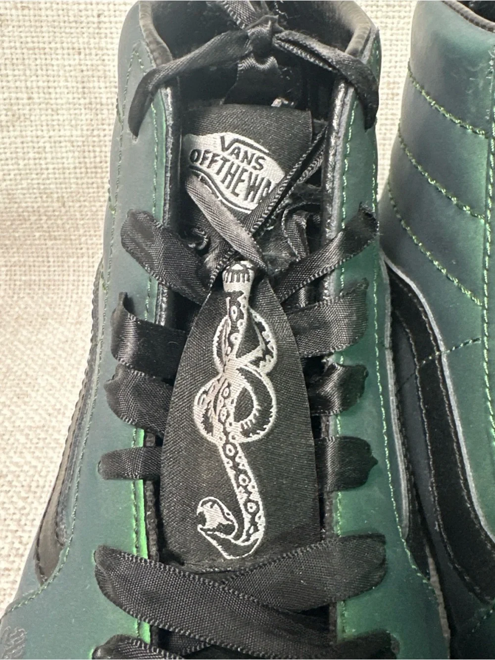 VANS Harry Potter x Sk8 Platform RB High Morsmordre Dark Arts Women's Size 9.5
